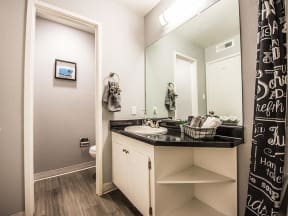 The Eleven Hundred bathroom with vanity