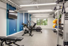 24 Hour Fitness Center with Techno Gym Machines