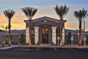 Outside of clubhouse