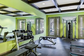 fitness center at Uptown Lake Apartments, Minneapolis, 55408