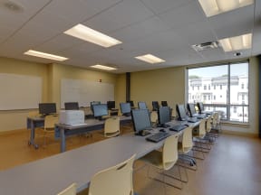 Community computer learning room