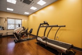 Community Fitness Room with Fitness Equipment.
