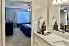 Bathroom Fittings at Reserve at Park Place Apartment Homes, Hattiesburg, MS, 39402