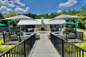 Luxury Outdoor Lounge at Reserve at Park Place Apartment Homes, Hattiesburg, MS, 39402