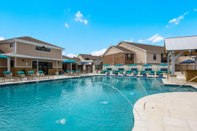 Large Pool at Parkwest Apartment Homes, Hattiesburg, Mississippi, 39402
