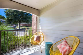 Apartment Porch at Quail Ridge Apartment Homes, Tennessee, 38135