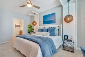 Bedroom With Ceiling Fan at Alta Croft, North Carolina, 28269