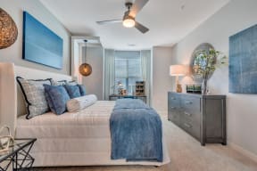Beautiful Bright Bedroom With Wide Windows at Alta Croft, Charlotte, NC