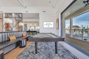 Billards Room at Alta Croft, Charlotte, North Carolina