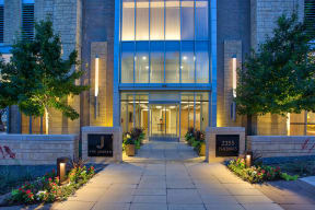 Controlled Access Building and Keyless Apartment Entry at The Jordan by Windsor, Dallas, 75201