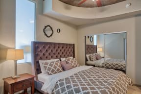 Spacious Bedrooms With Vaulted Ceilings at Glass House by Windsor, Dallas, TX