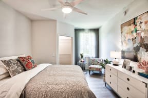 Spacious bedroom with walk-in closet at Windsor at Miramar, 33027, FL
