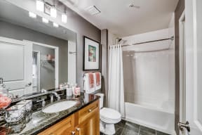 Master Bathrooms with Large Soaking Tubs at Halstead Tower by Windsor, 22302, VA