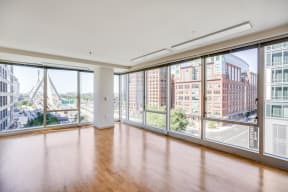Floor-To-Ceiling Windows at The Victor by Windsor, 110 Beverly St, MA