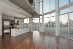 Spacious, Open-Concept Floor Plans at Glass House by Windsor, 2728 McKinnon Street, TX