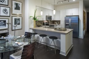 Gourmet Kitchens with Stainless Steel Appliances at Olympic by Windsor, 936 S. Olive St, CA