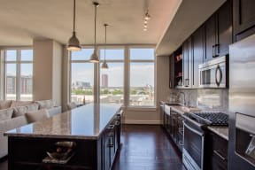 Large Windows Allow Ample Natural Light Inside at The Jordan by Windsor, Dallas, TX