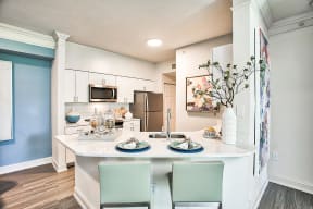 Brand new kitchens with quartz countertops at Windsor at Miramar, Miramar, FL