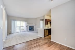 Spacious Living Room With Fireplace at Pavona Apartments, San Jose, 95112
