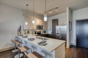 Eat-In Kitchen Table With Sink at Centric LoHi by Windsor, Denver