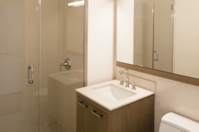 Modern Bathrooms at The Ashley Apartments, New York, New York