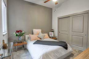 Plush Carpeting in Bedrooms at 1000 Grand by Windsor, California, 90015