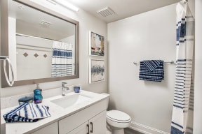 Renovated bathrooms at Windsor at Miramar, Miramar, FL