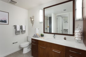 Spa-Inspired Bathrooms at 1000 Speer by Windsor, Denver, CO