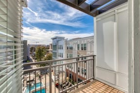 Balconies with Mountain and City Views at Centric LoHi by Windsor, Denver, CO