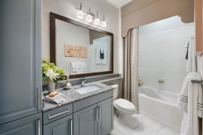 Luxurious Garden Tub in Spa-Inspired Bathroom at Windsor Chastain, Atlanta, 30342