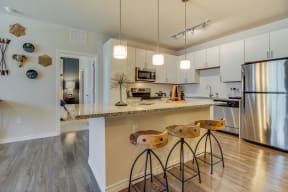 Gourmet Kitchens with Stainless Steel Appliances at Windsor Republic Place, 5708 W Parmer Lane, Austin