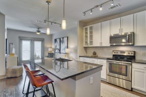 Modern Kitchen with Granite Countertops at Windsor Old Fourth Ward, 30312, GA