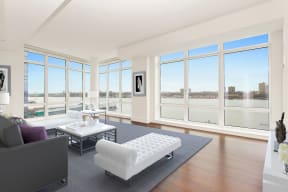 Floor-To-Ceiling Windows at The Aldyn, 60 Riverside Blvd., New York, NY 10069