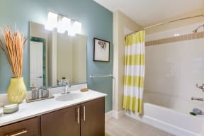 Spa-Inspired Bathrooms with Large Soaking Tub at Vox on Two, Massachusetts, 02140