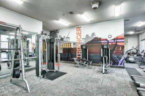 Strength Training Machines In Gym at Windsor at Broadway Station, Colorado, 80210