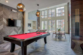 Game Room with Pool Table at Windsor by the Galleria, Dallas, 75240