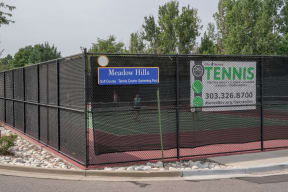 Tennis Court at Windsor at Meadow Hills, 4260 South Cimarron Way, Aurora