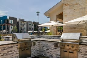 Outdoor Grilling Area at Windsor Republic Place, 5708 W Parmer Lane, Austin