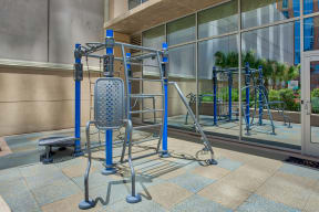 Synrgy360 System Featured In Fitness Center at Glass House by Windsor, Dallas, Texas