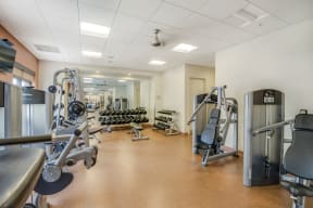 Fully-Equipped Fitness Center at The Manhattan, 80202, CO