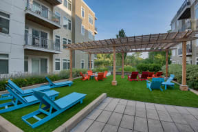 Spacious Outdoor Amenity Spaces at Vox on Two, 223 Concord Turnpike, Cambridge