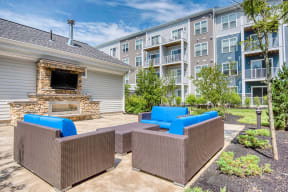 Open Air Courtyard at Windsor at Hopkinton, 5 Constitution Ct, MA