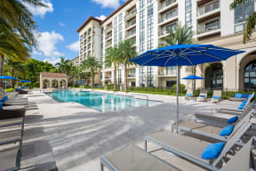 Sundeck and Lounge Chairs by Resort-Style Pool at Windsor at Doral, 4401 NW 87th Avenue, Doral
