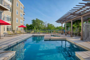 Swimming pool and spa at Vox on Two, 223 Concord Turnpike, Cambridge