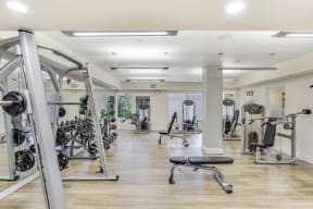 Large, State-of-the-Art Fitness Center at Windsor at Main Place, 92868, CA