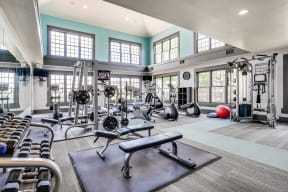 State-of-the-Art, Two Floor Fitness Center at Windsor at Meridian, Colorado, 80112