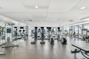 State-of-the-Art Fitness Center and Equipment at The Bravern, 688 110th Ave NE, Bellevue