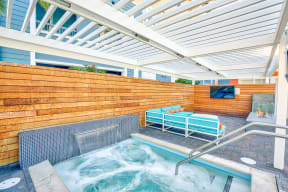 Outdoor spa at Blu Harbor by Windsor, California, 94603