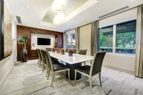Private Dining Room In Club Suite at Windsor at Cambridge Park, 160 Cambridge Park Drive, MA