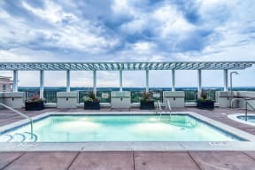 Amazing Views from Rooftop Pool Deck at Halstead Tower by Windsor, Virginia, 22302